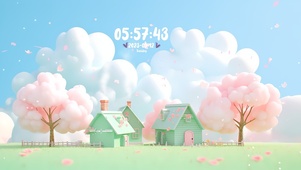 可爱3D木屋