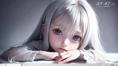 4k白发美女小萝莉