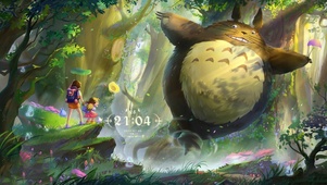 4K唯美治愈宫崎骏森林龙猫