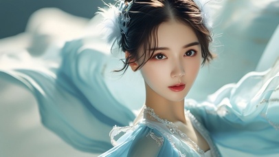 蓝色仙姬仙女神女美女05