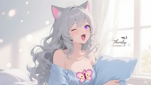 俏皮的女孩