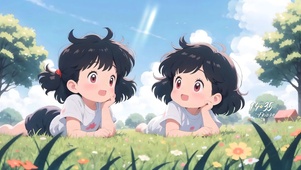 草地休闲时光