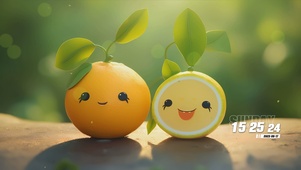可爱呆萌小柠檬