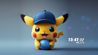 可爱顽皮皮卡丘