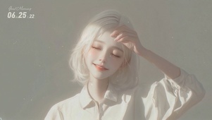 微笑甜心女孩