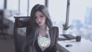 可爱制服美女