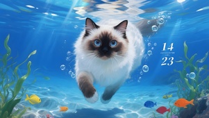 水下猫咪
