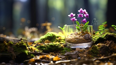 微观绿植小世界	