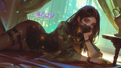 肌肤如清晨的露珠