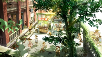 唯美温馨夏日乡村庭院