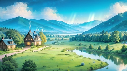 4k唯美草原农场