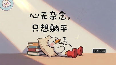 心无杂念只想躺平