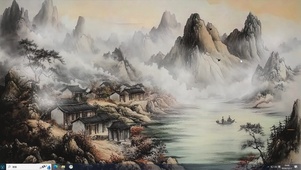 古风风景复古壁纸-桌面主题