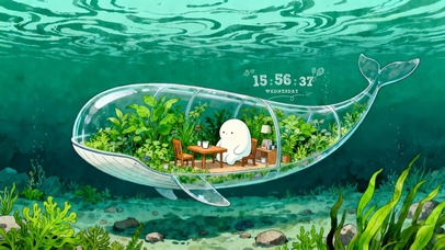 海底大白悠闲生活