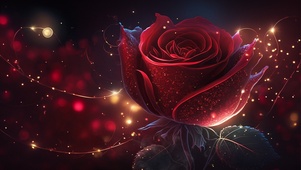 红玫瑰  4K玫瑰花