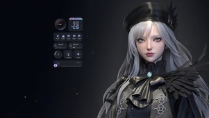 4K白发3D美女