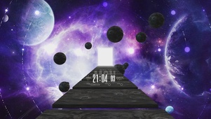 唯美星空星球