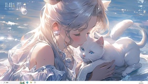 少女与猫