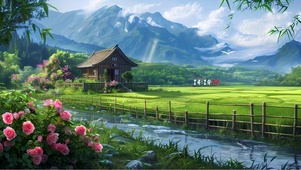 隐居山间小屋