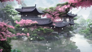 古风桃花居