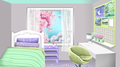 飞入屋里的樱花