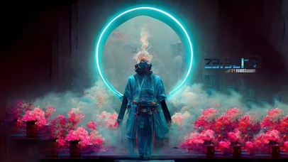赛博朋克武士