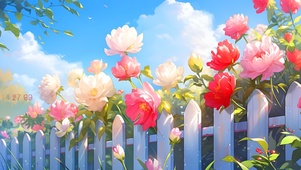 篱笆外的天空