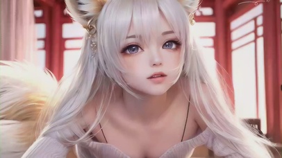 4K 小狐妖就问你可不可爱