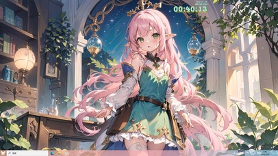 4k可爱粉毛美少女小妖精