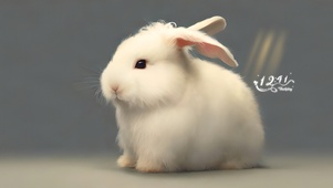 可爱小白兔