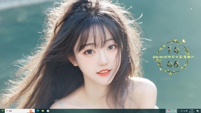 清晨浓雾美少女