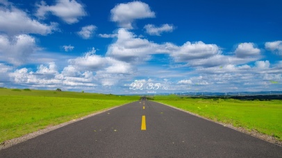 4K 夏日草原公路