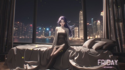 她的眼眸仿佛能够映照整个宇宙