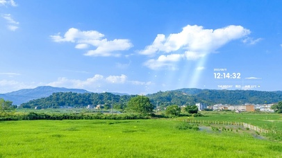 4k 治愈清新夏日乡村