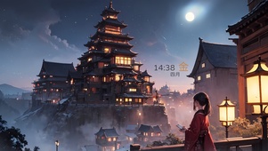 4k古风墨画