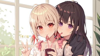 4K动漫美少女贴贴