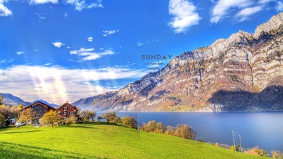 山下的村庄小屋