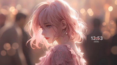 唯美短发气质女神