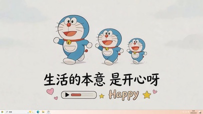 生活本意就是开心桌面主题