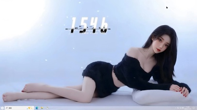 黑裙红指甲少女