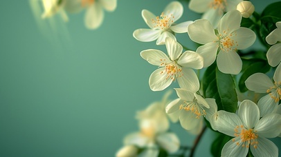 4K 太阳雨下的小花