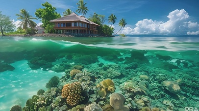 4K大海海面风景
