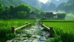 乡村的小路