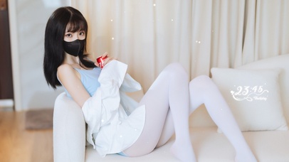 4K清纯白丝美女