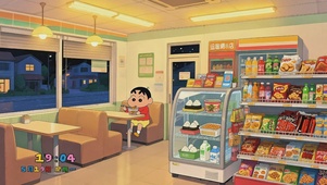 雨夜便利店 小新的美食小世界