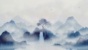 墨色青岚