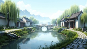 烟柳溪桥镇