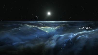 4k 太空云海流动