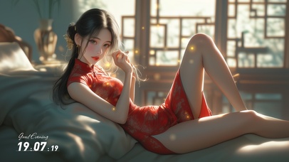 指上留香，引得春水也来与她并流