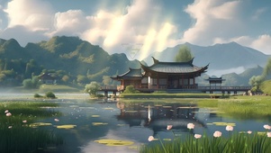 湖畔小屋